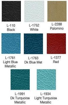 1964 Galaxie Bench Upholstery Colors