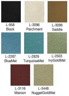 1968 Cougar Standard Upholstery Colors