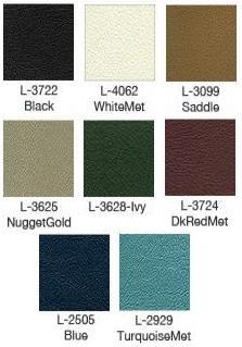 1969 Cougar XR7 Upholstery Color Chart