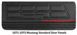 1971 71 1972 72 1973 73 Mustang Standard Door Panels