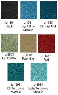 1964 Ranchero Bench Seat Upholstery Color Chart