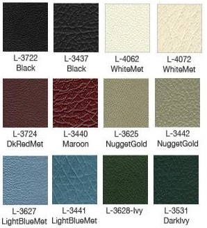 1969 Ranchero Bench Seat Upholstery Color Chart
