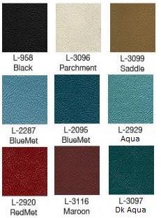 1967 Galaxie Bench Upholstery Colors