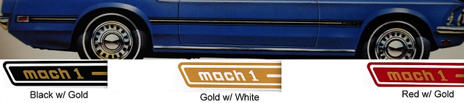 1969 69 Mach 1 Stripe Kit